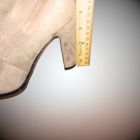 CAPE ROBBINS WOMEN'S SUEDE KHAKI THIGH HIGH BOOTS - SIZE 8 - Picture 5 of 5